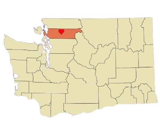 Skagit County / Washington State Map